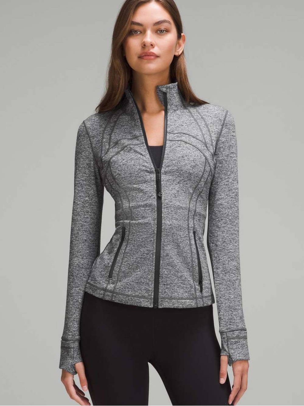 RARE lululemon heathered black define jacket
